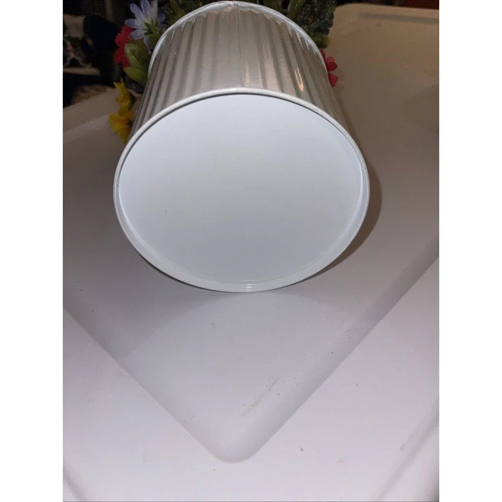 NWT Ashland Faux Wildflowers Arrangement In White Pot Vase 10 in x 5 in